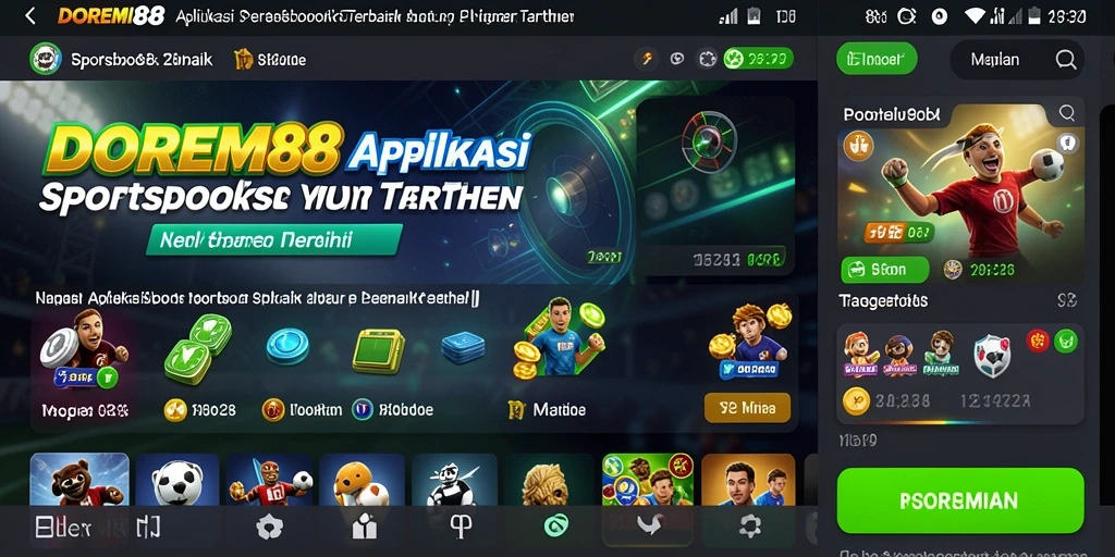 Tampilan gameplay Sportsbook DOREMI88 yang dinamis dan interaktif.