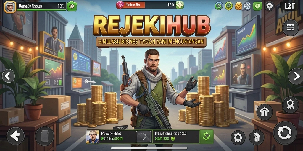 Tampilan gameplay REJEKIHUB yang menarik dan mendebarkan.